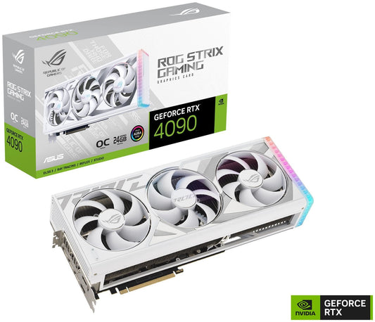 ASUS ROG STRIX GeForce RTX4090 Gaming OC White 24GB ROG-STRIX-RTX4090-O24G-WHITE